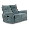 Allegra 2 Seater Manual Reclining Sofa Fabric Green