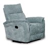 Allegra Manual Reclining Armchair Fabric Green