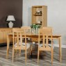 Alex 4 Square Person Dining Table Oak