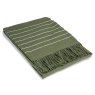 Morocco Throw 140cm x 200cm Green & Cream