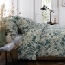 DEYONGS Hidden Forest Brushed Cotton Double Duvet Cover Set Teal Side