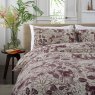DEYONGS Hidden Forest Brushed Cotton Single Duvet Cover Set Berry Close Up