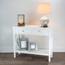 Rena 2 Drawer Console Table White Lifestyle