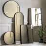 GALLERY Holworth Rectanglular Wall Mirror Black Lifestyle