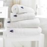 DEYONGS Kaleidoscope Bath Towel White Lifestyle