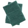 CATHERINE LANDSFIELD Antibacterial Facecloth Forest Green (Pack of 2)