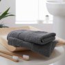 CATHERINE LANDSFIELD Antibacterial Bath Sheet Charcoal Lifestyle