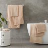 CATHERINE LANDSFIELD Zero Twist Facecloth Natural (Pack of 2) Lifestyle
