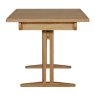 Rive 4-6 Person Rectangular Extending Dining Table Oak Side