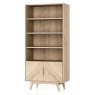 Bua 2 Doors & 3 Shelves Bookcase Bordo