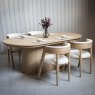 Amie 8-12 Person Oval Extending Dining Table Natural Lifestyle