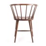 Carla Dining Chair With Spindles Bordo Rear