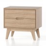Bua 2 Drawer Side Table Natural