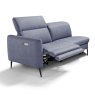 Egoitaliano Eiger Modular 2 Seater Sofa With 1 Electric Recliner Arm LHF Leather Category B