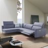 Egoitaliano Eiger Modular 2 Seater Sofa With 1 Electric Recliner Arm LHF Leather Category B Lifestyl