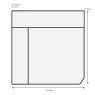 Egoitaliano Eiger Modular Angled Corner Unit Leather Categoryt B Dimensions