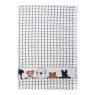 Samuel Lamont Poli-Dry Dogs Jaquard Tea Towel Grey