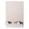 Poli-Dri Cows Jacquard Tea Towel Brown