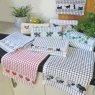 Samuel Lamont Poli-Dry Strawberry Jacquard Tea Towel Red Lifestyle