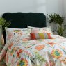 Helena Springfield Budding Brights Bella Reversible Double Duvet Cover Set Mango Close Up