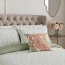 V&A Silk Road Paisley Reversible King Duvet Cover Set Sage Close Up