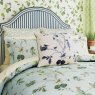 SANDERSON Woodland Chorus Reversible King Duvet Cover Set Blue & Cream Close Up