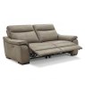 Vincenzo 3 Seater Electric Reclining Sofa With USB Charging Port Leather Category 20 