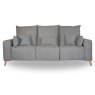 Kamy 3.5 Seater Electric Reclining Sofa With Adjustable Headrests Fabric Category 1 Grey