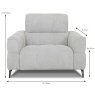 Kalmar Armchair Fabric Dimensions