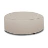 Locarno Large Round Footstool Leather Category 20 BX/NW