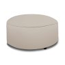 Locarno Small Round Footstool Leather Category 20 BX/NW