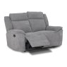 Ronda 2 Seater Manual Reclining Sofa Fabric Grey