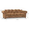 Tetrad Elgar 4 Seater Sofa Fabric Dimensions