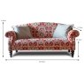 Tetrad Tallis 3 Seater Sofa Fabric Dimensions