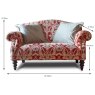 Tetrad Tallis 2 Seater Sofa Fabric Dimensions