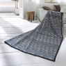 Biederlack Throw 140x180cm Parquet Blue Lifestyle