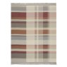 Biederlack Panel Check Throw 140x180cm Red Flat