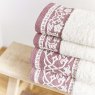 Torres Novas Royale Bath Sheet Bordeaux Lifestyle
