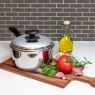 Pendeford Supreme Stainless Steel Saucepan & Lid 18cm Lifestyle