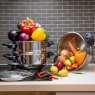 Pendeford Supreme Stainless Steel 3 Tier Steamer 20cm Lifestyle