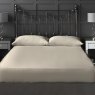 300 Cotton Sateen King Fitted Sheet Ivory 15" - Full Bed