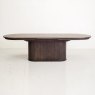 Amie 8-12 Person Oval Extending Dining Table Bordo