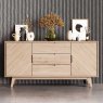 Bua 2 Door & 3 Drawer Sideboard Natural Lifestyle