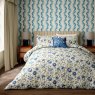 Sanderson Amanpuri Reversible Double Duvet Cover Set Blue 1