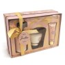 Jardin Candle, Hand Cream & Pump Gift Set Wild Roses