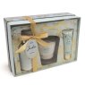 Jardin Candle, Hand Cream & Pump Gift Set Pear & Freesia