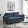Ringgenberg 2.5 Seater Sofa Bed Fabric Blue