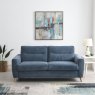 Ringgenberg 2.5 Seater Sofa Bed Fabric Blue 2