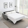Ringgenberg 2.5 Seater Sofa Bed Fabric Grey Pulled Out