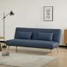 Brienz 3 Seater Sofa Bed Fabric Blue